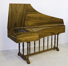 French XVII c. Harpsichord by Frank Hubbard: Click to enlarge