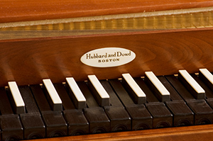 Hubbard & Dowd Clavichord - ivory name plate