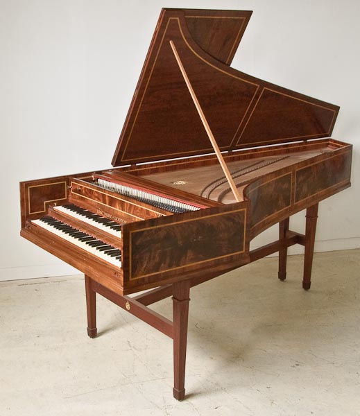 18th c.-style double-manual harpsichord Eric Herz, 1986