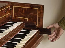 18th c.-style double-manual harpsichord Eric Herz, 1986