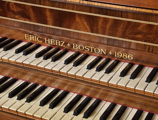 18th c.-style double-manual harpsichord Eric Herz, 1986