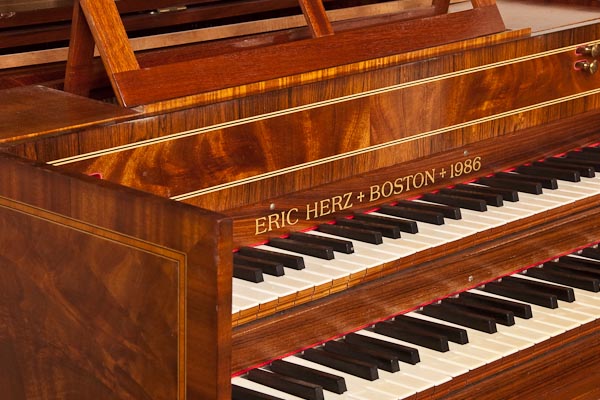 18th c.-style double-manual harpsichord Eric Herz, 1986