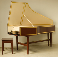 18th C. Double-manual harpsichord after Taskin (SS-1)