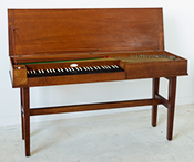 Hubbard & Dowd Clavichord - full view from left